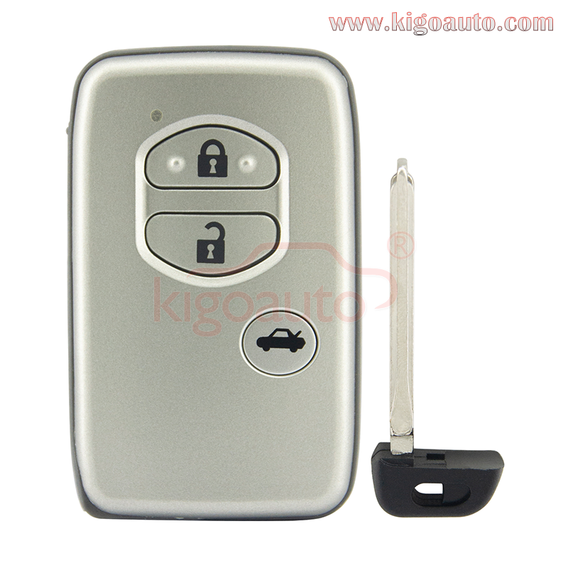 Smart key shell 3 button for Toyota  4Runner Camry 2010