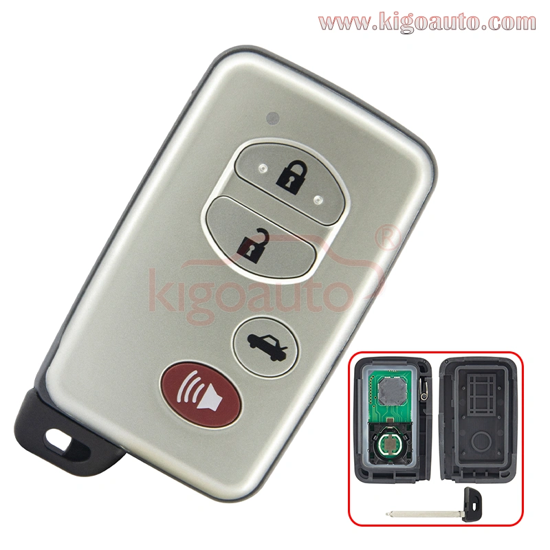 FCC HYQ14AAB Smart key 314.3MHZ 4D chip 4 button for Toyota Avalon Camry 2007-2009 PN 89904-06041(Board 0140)