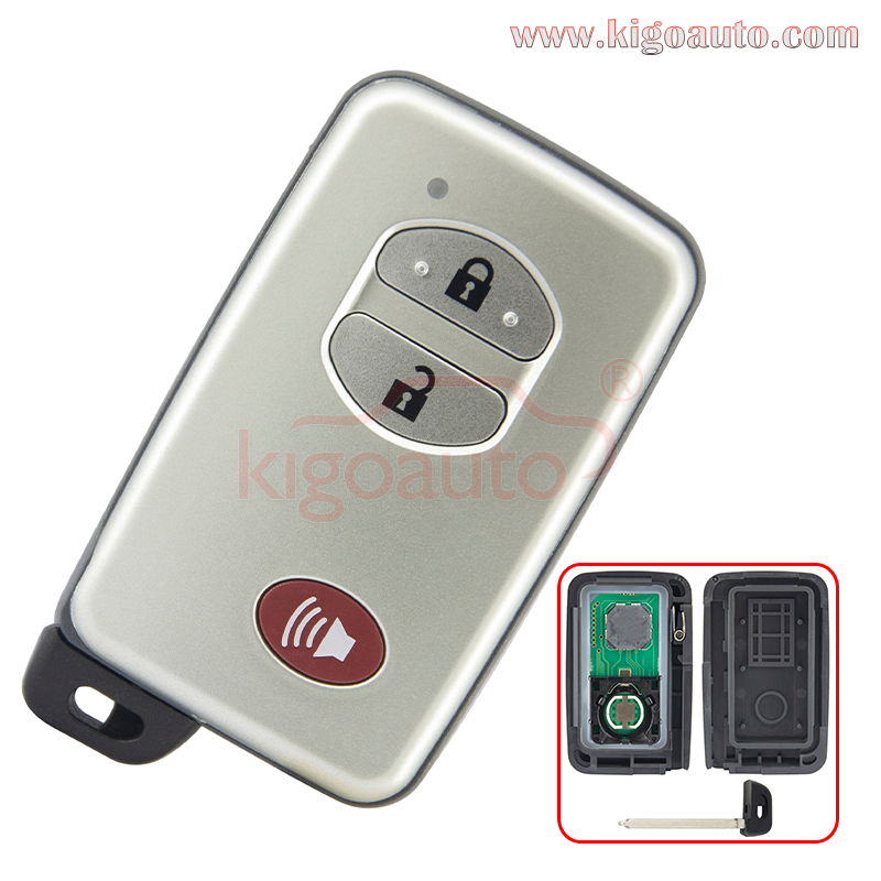 FCC HYQ14AEM Smart key 314.3mhz 3 button for  Toyota Land cruiser 2008-2015 P/N 89904-60770(Board 271451-6601)