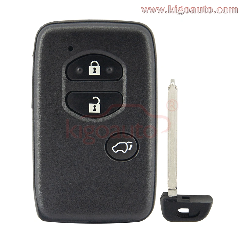 Smart key case 3 button for Toyota Land Cruiser Prado Avensis Venza 89904-73020