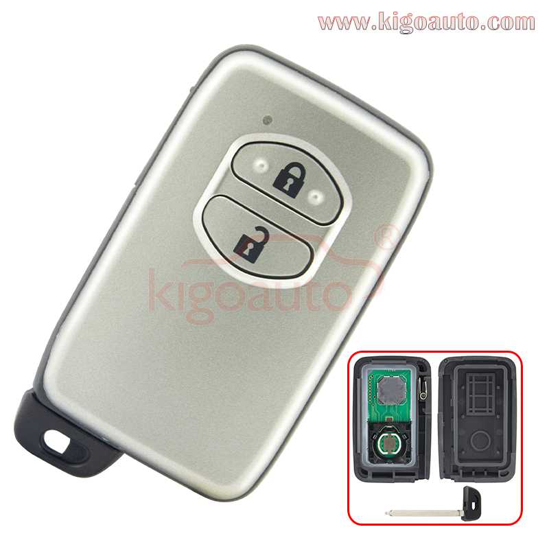 FCC HYQ14ACX Smart key 2 button 315MHZ for Toyota Prado 2010-2017 PN 89904-60561(Board 5290)