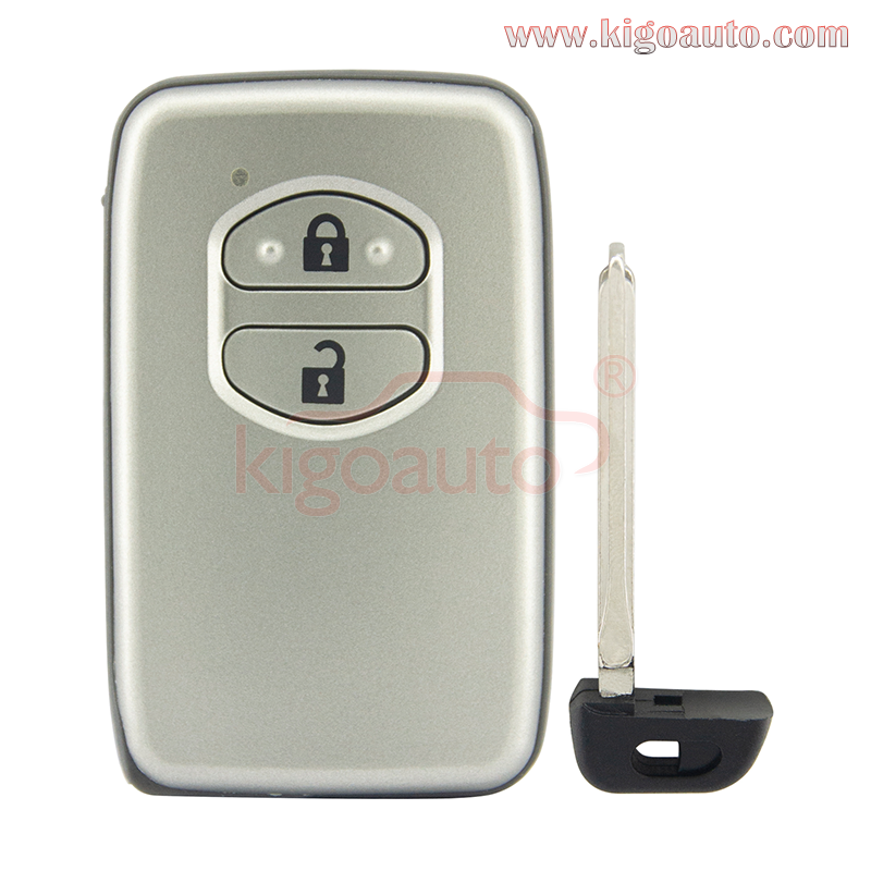 Smart key case 2 button for Toyota Prado Camry  Land cruizer 4Runner Avalon Venza 2007-2013