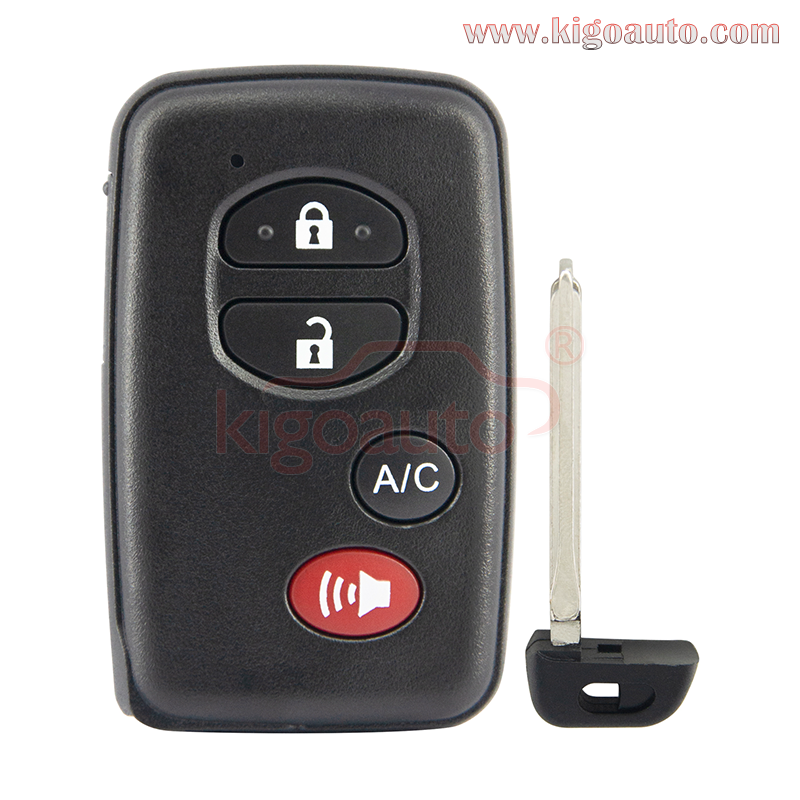 FCC HYQ14AAB Smart key 314.3mhz 4 button for Toyota Prius 2010-2011 PN 89904-47420 (E Board 271451-3370)