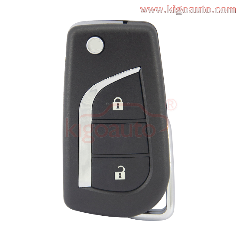 Flip remote key 2 button 314.4Mhz ASK TOY48 blade with G / H chip for Toyota Camry 2012-2017
