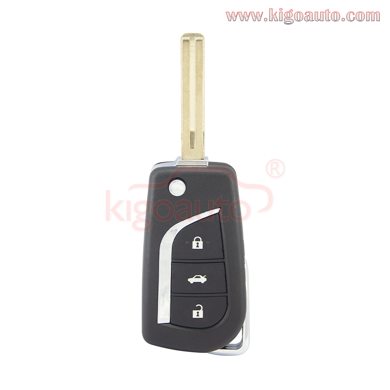 PN 89070-06700 Flip remote key 3 button 314.4Mhz ASK TOY48 blade with G or H chip for Toyota Camry Aurion