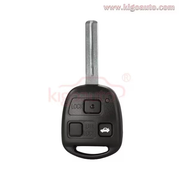X2 Lexus 3 Button Remote Head Key Shell TOY48 (Short) Usa Stock TOP QUALITY - Foto 8