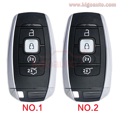 P/N HP5T-15K601-CE  Smart Key shell 4 Button For 2017-2021 Lincoln MKC MKZ MKX A2C94078602