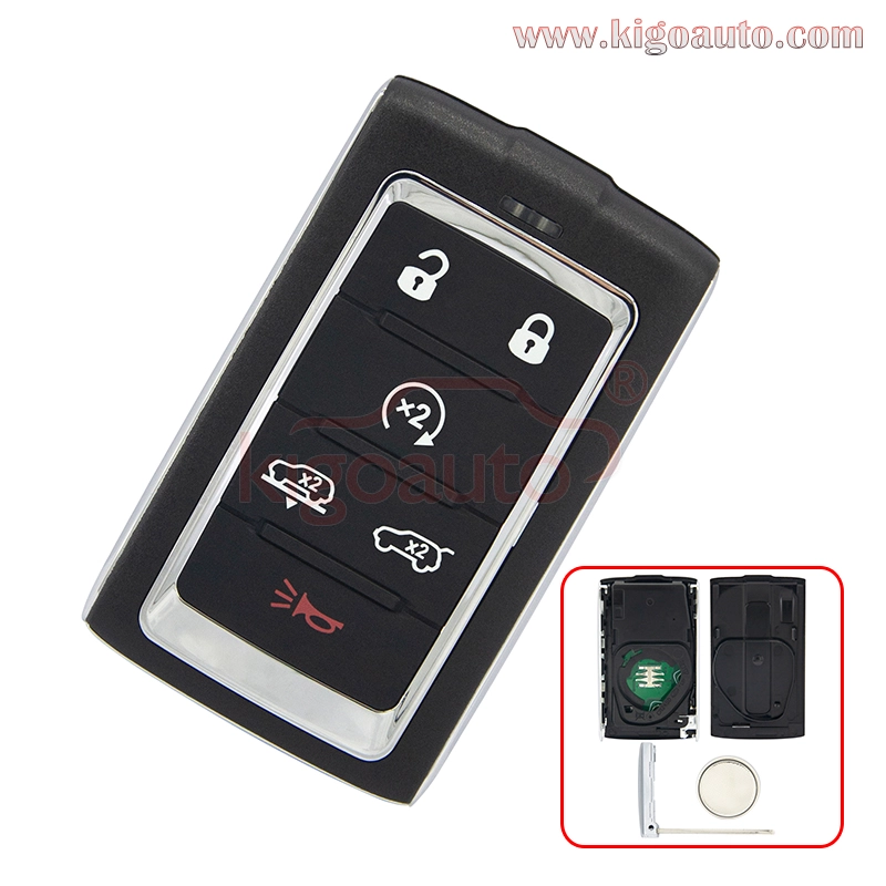 FCC M3NWXF0B1 smart key 6 button 433mhz 4A chip for 2021-2022 Jeep Wagoneer PN 68425092AA