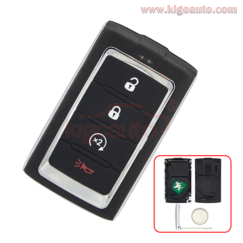 FCC M3NWXF0B1 smart key 4 button 433mhz 4A chip for Jeep Wagoneer 2021