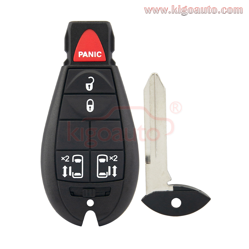 #8 M3N5WY783X fobik key 434Mhz 4 button with panic for Dodge before 2012