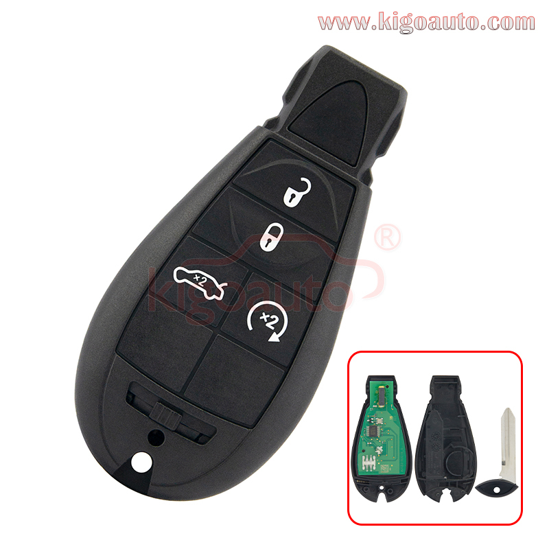 #3 68066859AD Caliber,Journey,Grand Cherokee,Voyager Fobik key remote 4 button 434Mhz for Chrysler