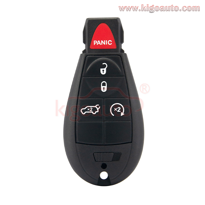 FCC  IYZ-C01C fobik key shell 5 button for Jeep Grand Cherokee Commander 2008-2010 PN 56046735