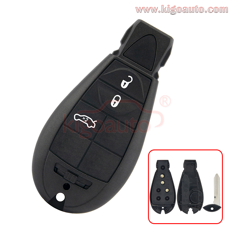 FCC M3N5WY783X Fobik Key case for Chrysler Dodge Jeep 2008-2012 68066859AD