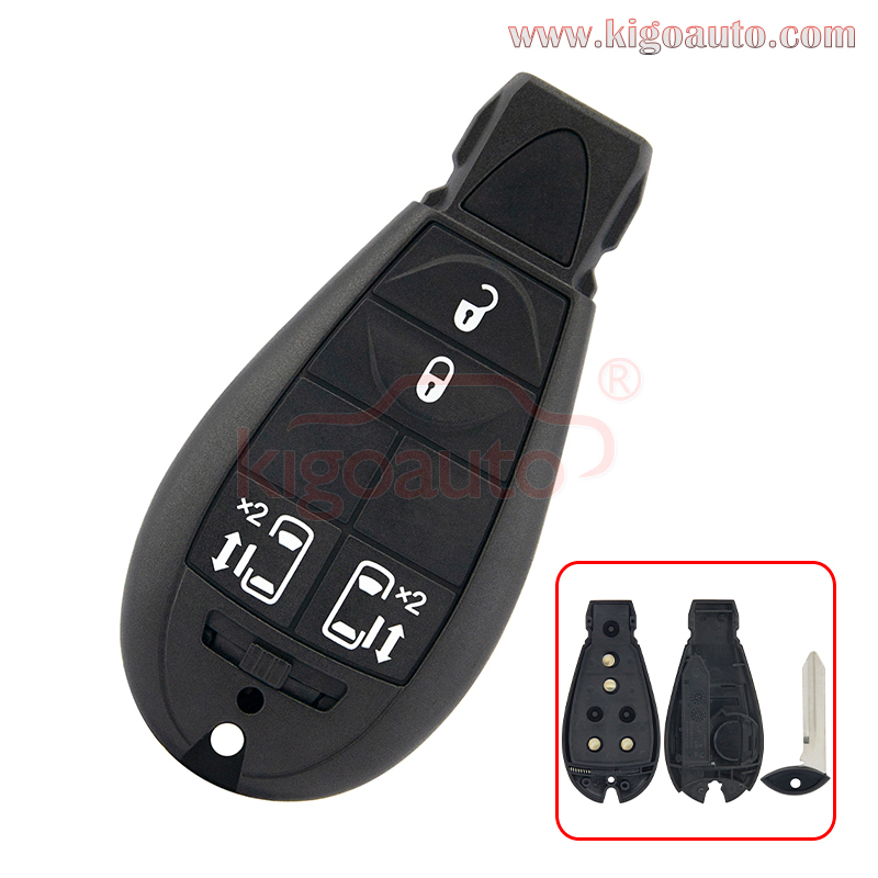 FCC M3N5WY783X Fobik Key case for Chrysler Dodge Jeep 2008-2012 68066859AD