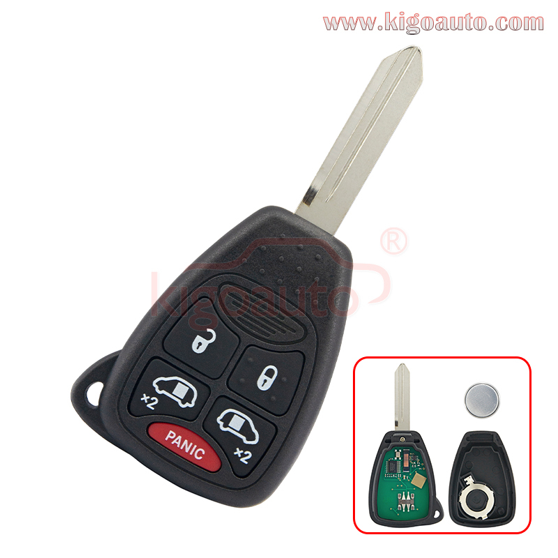 FCC OHT692427AA Remote key 5 button 315Mhz for Chrysler Aspen Jeep Commander Dodge Avenger