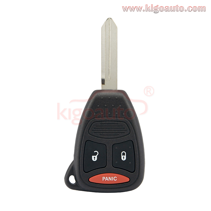 FCC KOBDT04A Remote head key big button 3 button  315Mhz for Chrysler 300 Aspen Dodge Nitro Durango 2008 PN 05135670