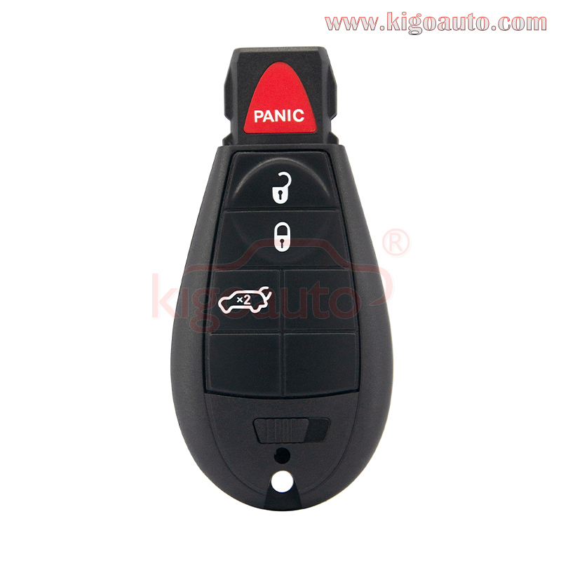 IYZ-C01C Keyless Go Fobik Key 4-Button 433 Mhz ID46 Chip For 2009-2013 Jeep Grand Cherokee Dodge Durango PN 56046734 AH