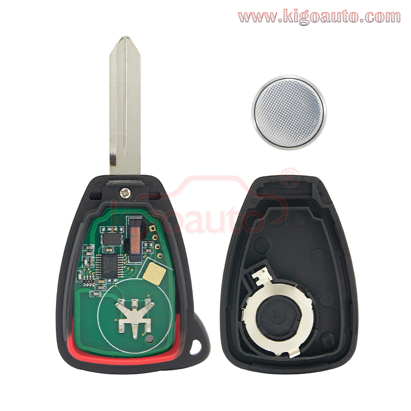 FCC OHT692427AA KOBDT04A Remote Head Key 3 Button 315Mhz ID46 PCF7961 Chip For 2004-2017 Chrysler Dodge Jeep PN: 56040649AC