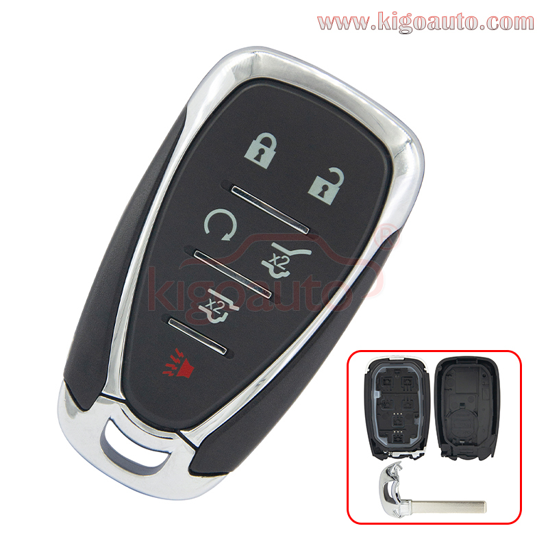 Smart key shell 6 button for Chevrolet