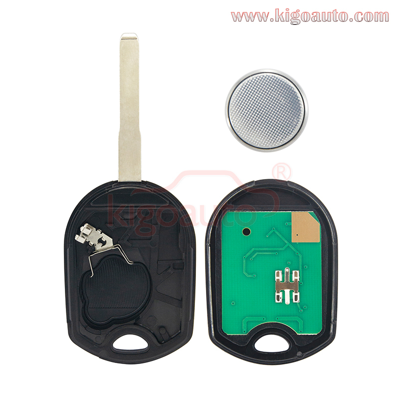 FCC CWTWB1U793 Remote Head Key 4 Button 315Mhz HU101 with 4D63 80bit chip for 2012-2019 Ford Fiesta PN: 164-R7976