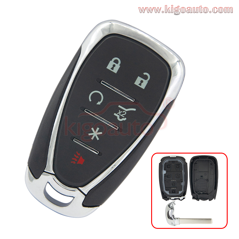 Smart key shell 6 button for Chevrolet Blazer Bolt Camaro Equinox ...