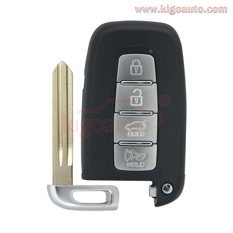 FCC SY5HMFNA04 Smart key shell 4 button for 2011-2017 Hyundai Veloster Elantra GT PN 95440-2V100 / HY18