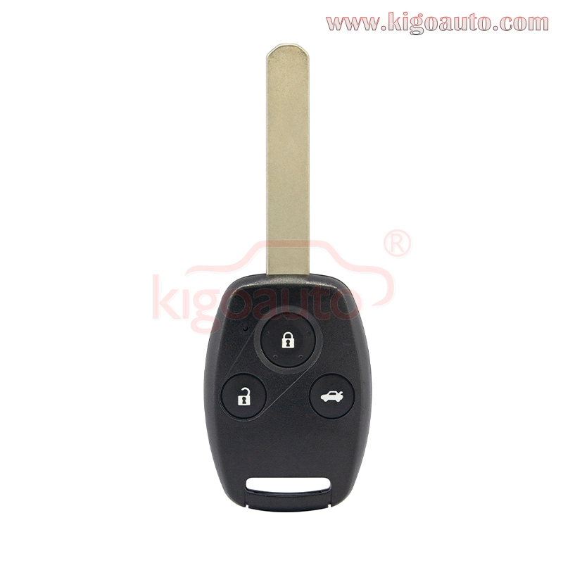 FCC HLIK-1T/ HLIK-2T remote key  3 button 433Mhz with electronic ID46 chip for Honda City Fit Jazz Odyssey Fleed 2008-2015