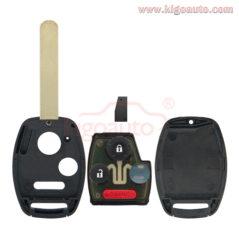 FCC OUCG8D-380H-A remote key 2 button with panic 313.8Mhz 315mhz for Honda Accord 2003 - 2007 PN 35111-SHJ-305