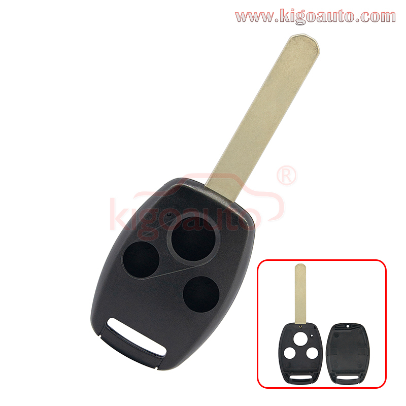 (No chip room)Remote key shell 3 button for Honda CRV Civic Accord