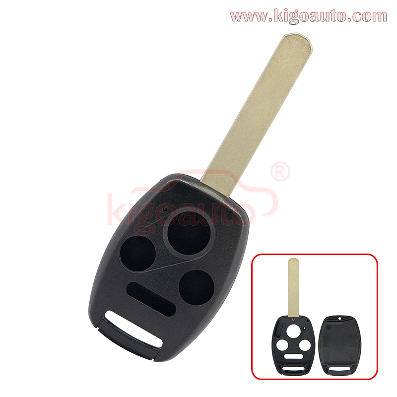 (with chip room) Remote key shell 3 button with panic for Honda Accord