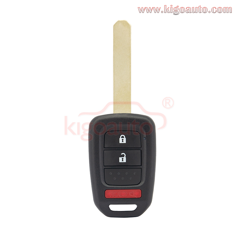 P/N 35118-TY4-A20 Remote head key 3 button 313.8mhz / 434mhz for Honda Accord Civic CRV 2013 2014 2015 FCC MLBHLIK6-1T