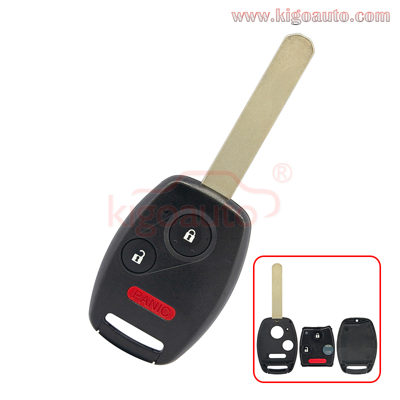 FCC N5F-S0084A Remote key 3button 313.8 Mhz ID46 chip for Honda Civic 2006-2011 P/N 35111-SVA-305