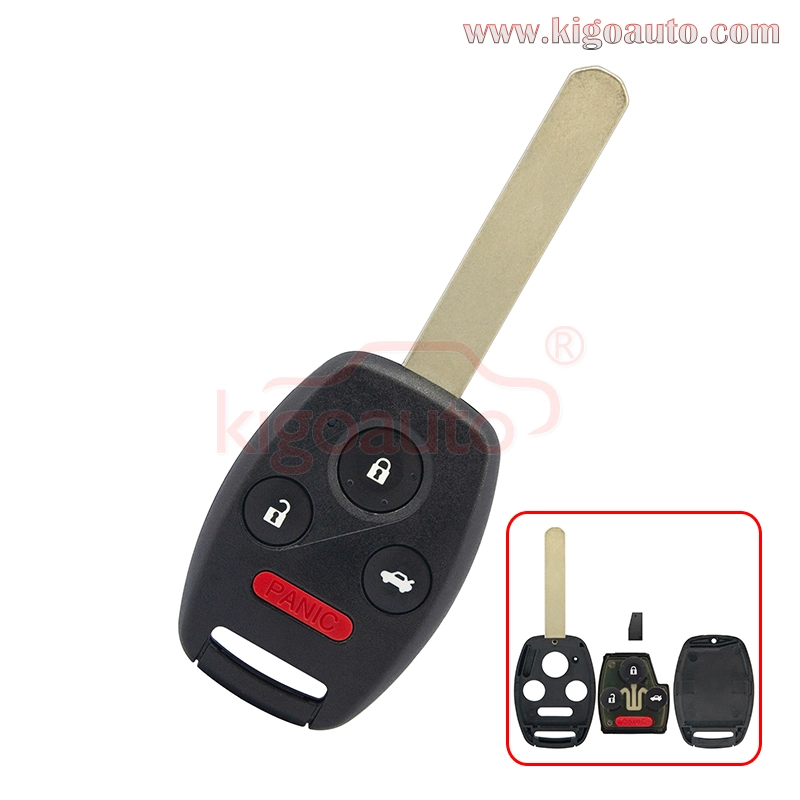 FCC CWTWB1U545 remote key 4 button 433.9Mhz for Honda Pilot