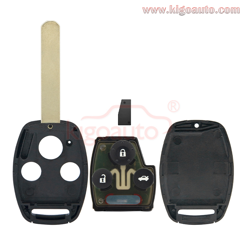 FCC OUCG8D-380H-A Remote key 3 button 434Mhz for Honda Accord CRV FIT CIVIC ODYSSEY