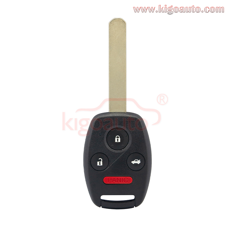 FCC MLBHLIK-1T Remote head key 3 button with panic 313.8 Mhz 434mhz for Honda Accord Coupe Fit 2009 2010 2011 2012 P/N 35118-TE0-A10