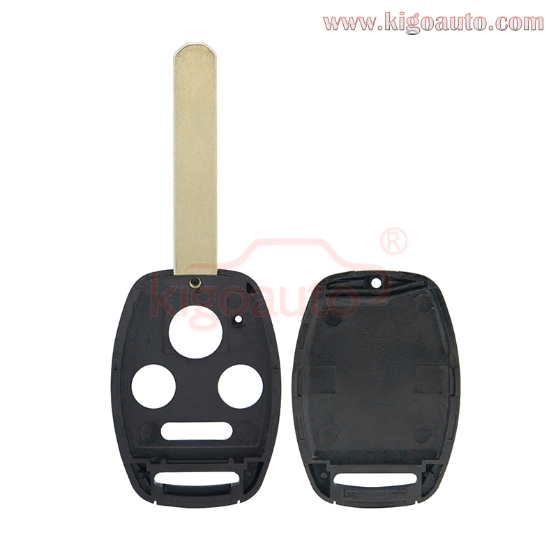 (No chip room)Remote key shell 3 button with panic for Honda Accord Civic CR-V Fit Pilot