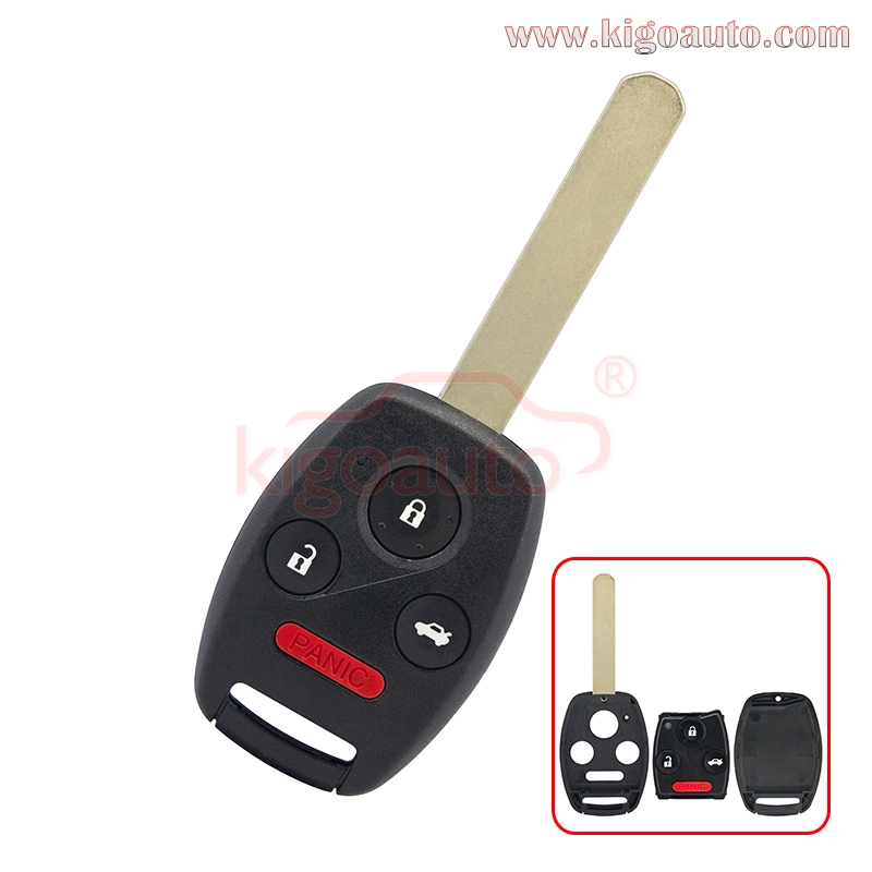 PN 35118-TA0-A04 remote key 4 button 313.8Mhz for Honda Accord Pilot 2008 - 2013 FCC KR55WK49308