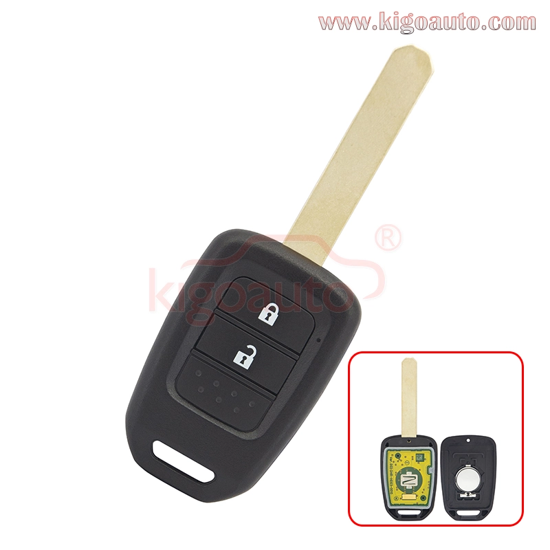 Remote key 2 button 313.8Mhz 434mhz for Honda Jazz 2015