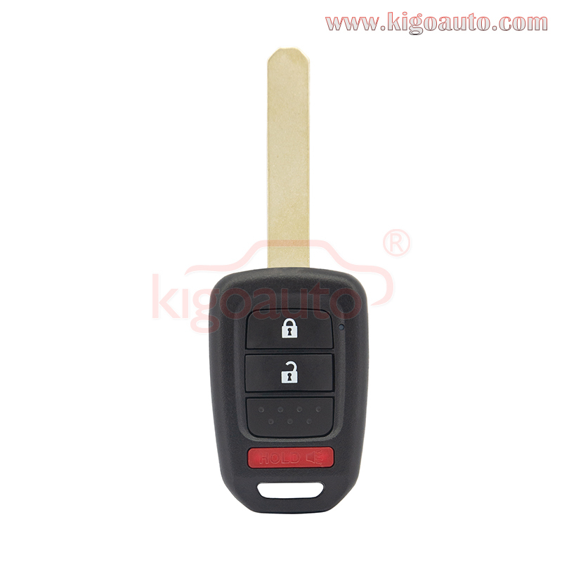 FCC MLBHLIK6-1T Remote key shell 2 button with panic for Honda Accord Civic CRV 2013 2014 2015