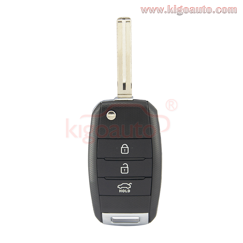 PN: 95430-H0500 Flip remote key 3 button 433MHZ FSK 4D60 CHIP for Kia Rio 2021