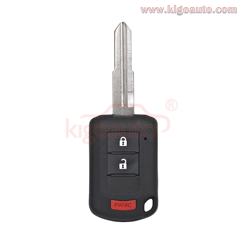 PN 6370B944 Remote head key 3 button 315mhz ID46 chip for 2016 2017 Mitsubishi Lancer FCC OUCJ166N