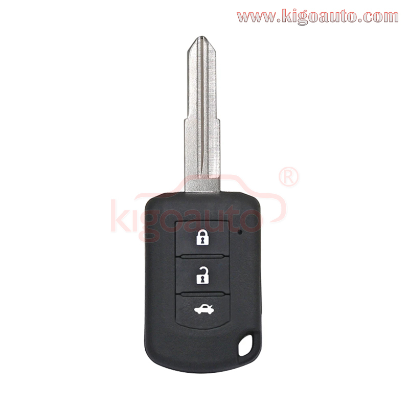 Remote key shell 3 button MIT11 blade for Mitsubishi Mirage Outlander 2016 2017 2018