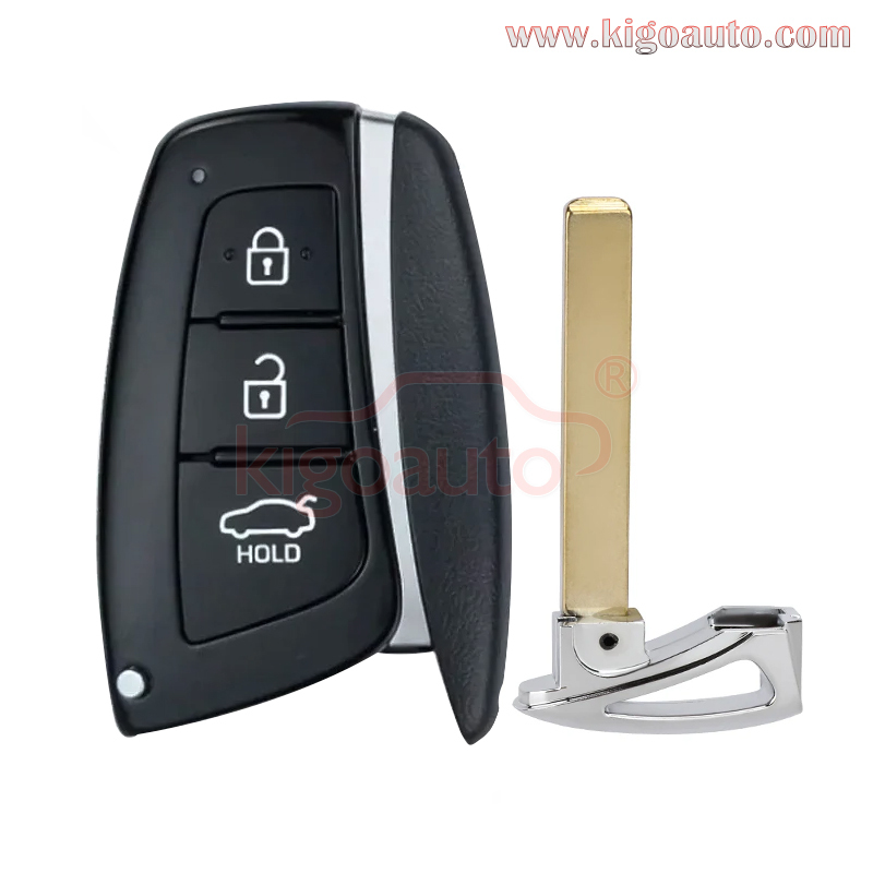 FCC ID: SVI-DHFGE03 Smart key shell case 3 button for Hyundai Genesis 2014-2016