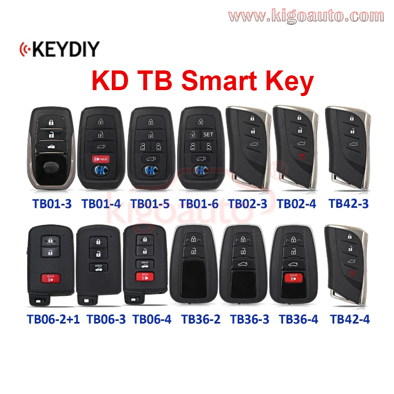 KEYDIY KD TB Series 8A Smart Keys Universal Remotes For Toyota Lexus