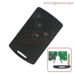 PN 285975779R Keyless Go Smart Card Key 4 button 433.9mhz PCF7952 for Renault Laguna III Megane III Scenic III