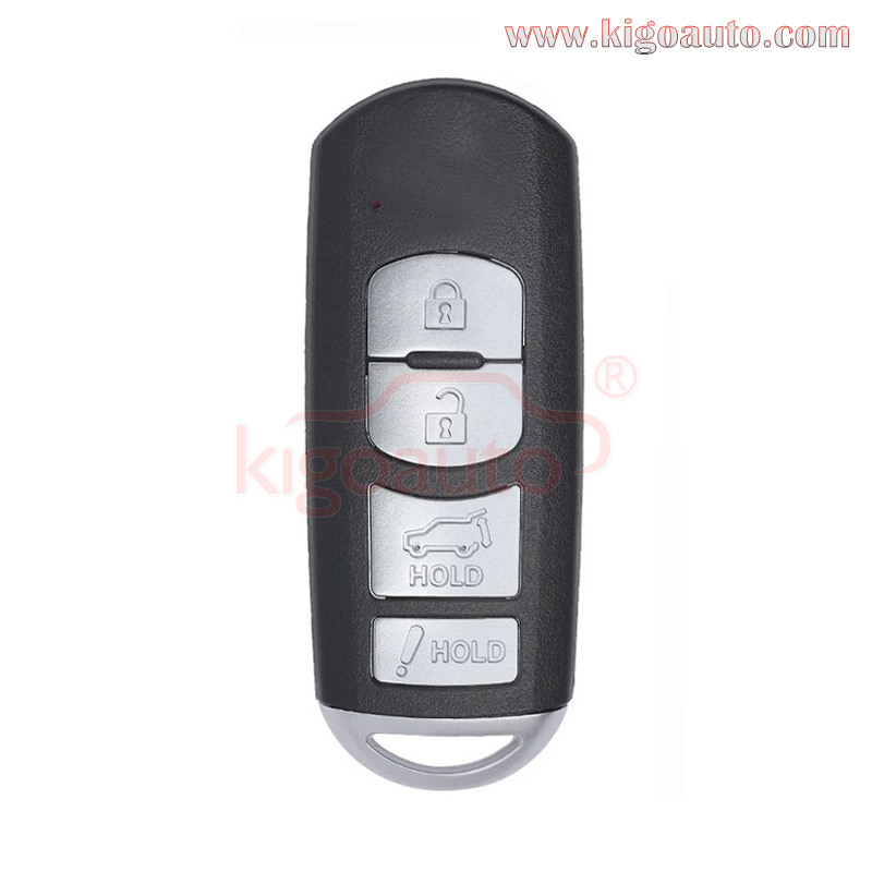 FCC WAZSKE13D01 WAZSKE13D02 Smart key 4 button Hatch 315mhz for 2016-2020 Mazda CX-5 CX-9 PN TKY2-67-5DY KDY3-76-201