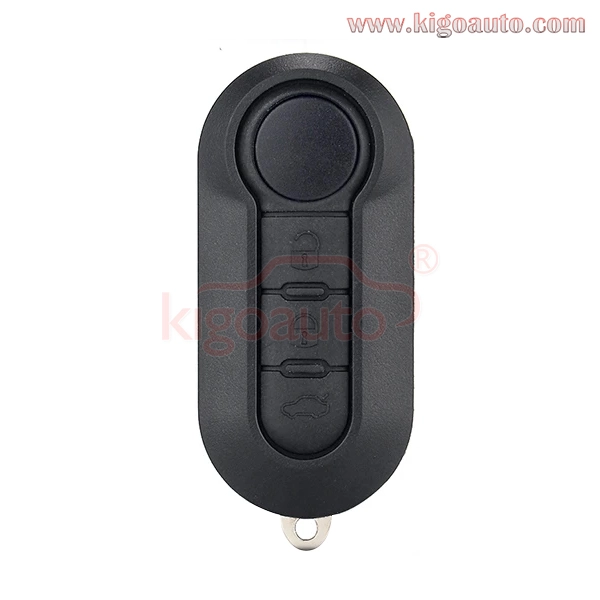 FCC RX2TRF198 Flip remote key 3 button 433mhz ID46-PCF7946 chip SIP22 blade for Fiat 500L MPV Ducato 2012-2015  (Marelli system)