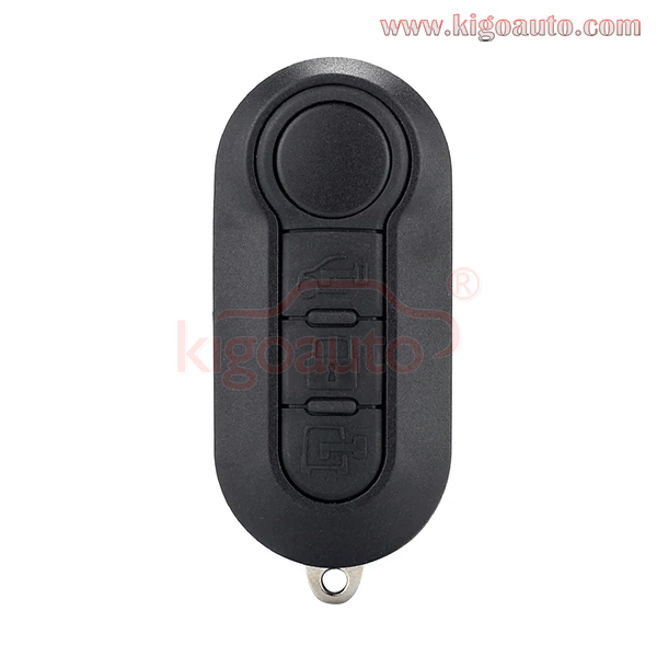 PN 71752589 / 6000627330 Flip remote key 3 button 433mhz ID46-PCF7946 chip SIP22 blade for 2008-2016 Fiat Ducato (Marelli BSI system)