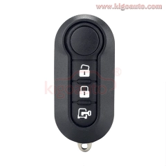 PN RX2TRF198 Flip key shell 3 button SIP22 Blade for Fiat 500L MPV Ducato Citroen Jumper  Peugeot Boxer