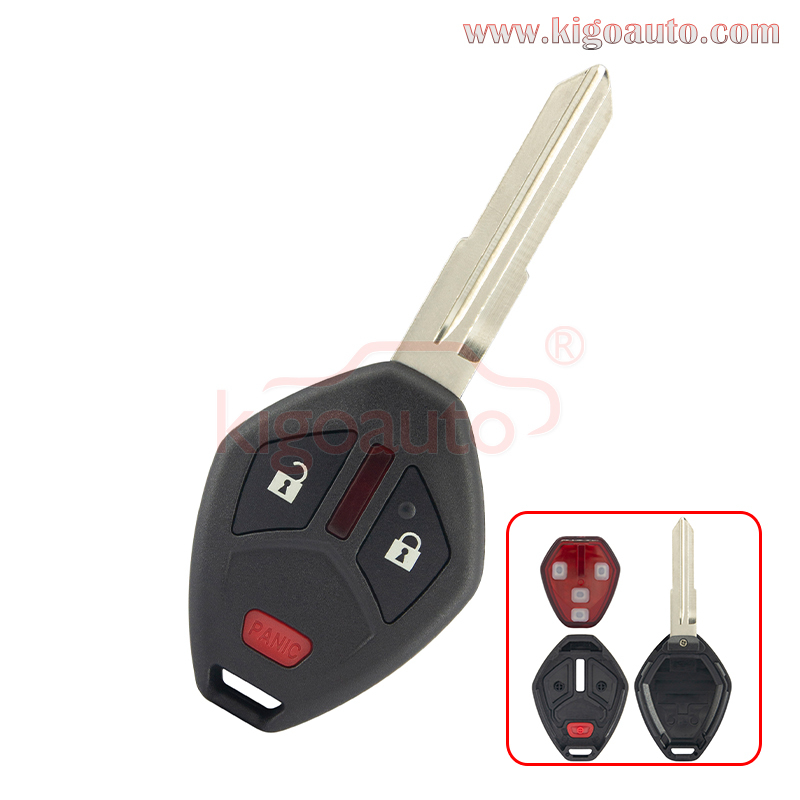 (shoulder blade) FCC OUCG8D-625M-A-HF Remote key 3 button MIT3 blade 315Mhz ID46 chip for 2014-2015 Mitsubishi Mirage PN 6370B711